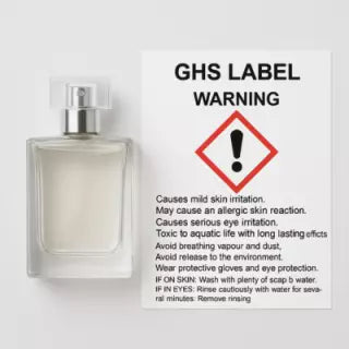 perfume label