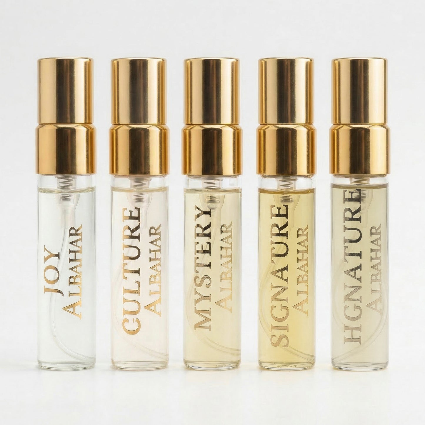 Albahar Perfumes Discovery Set Kuwait – luxury mini perfume set with 5 long lasting fragrances for men and women