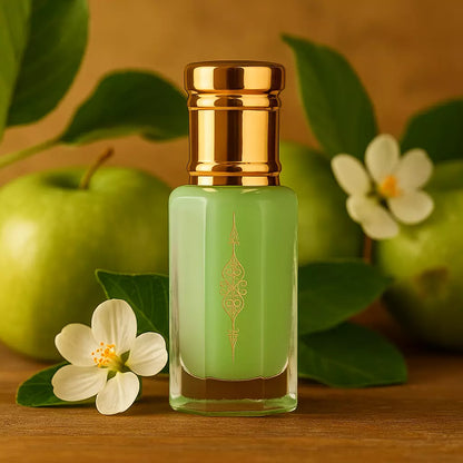 Green Apple Musk Perfume in Kuwait – Fresh Fruity Apple & White Musk Long Lasting Fragrance by AlBahar Perfumes