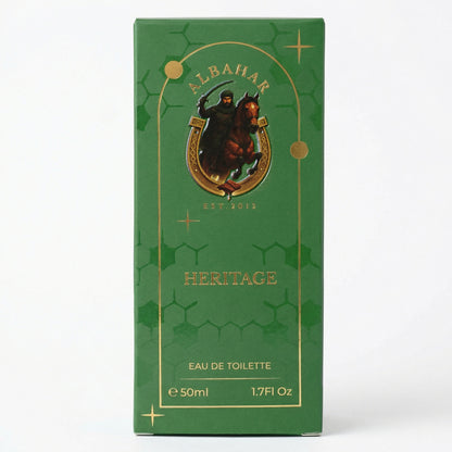 Buy Heritage Perfume Kuwait by Albahar Perfumes – luxury long lasting unisex  fragrance for men and women.