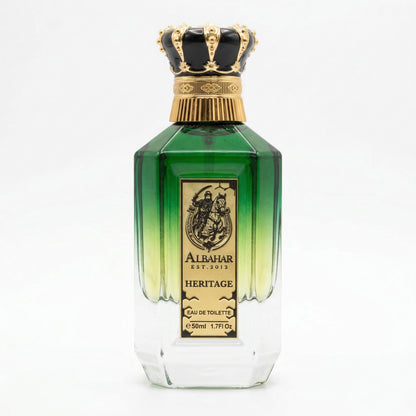 Heritage perfume Kuwait long lasting unisex fragrance premium scent Albahar Perfumes.