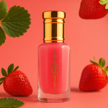 Strawberry Musk Perfume Oil 12ml in Kuwait – Sweet Fruity Musk Attar for Women by AlBahar Perfumes